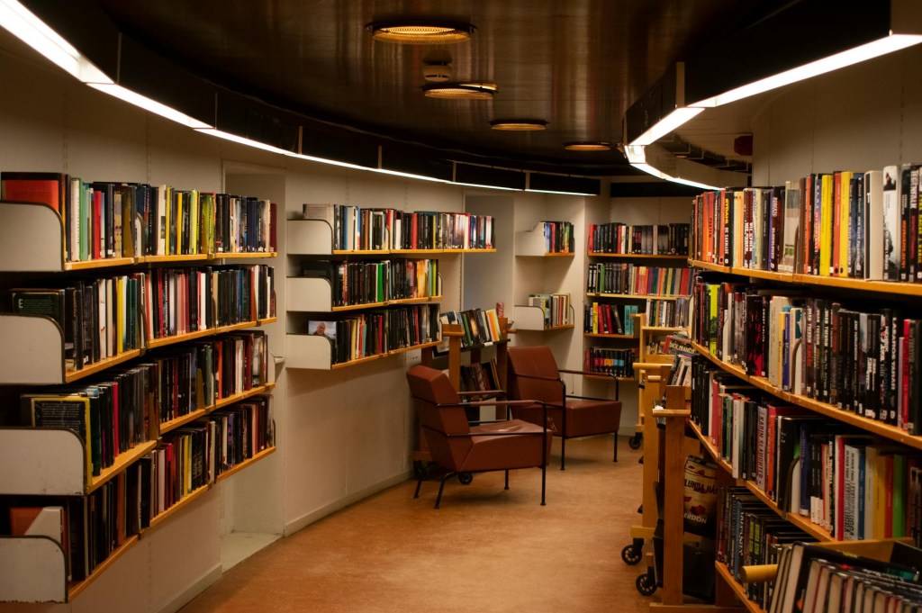 A view of a library